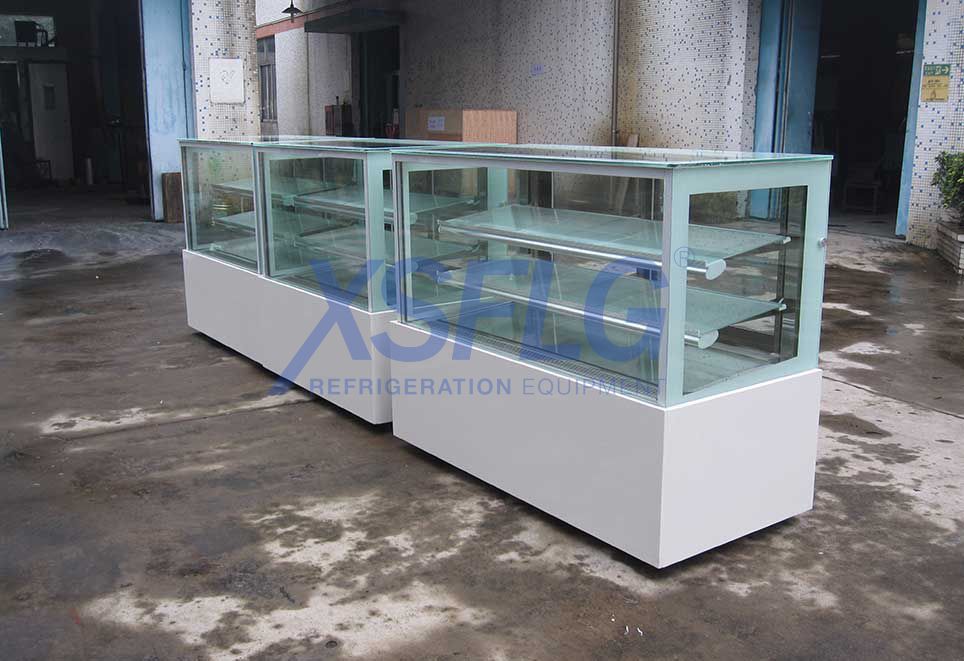 Cake Display Fridge-Square Glass ZJ-Serials